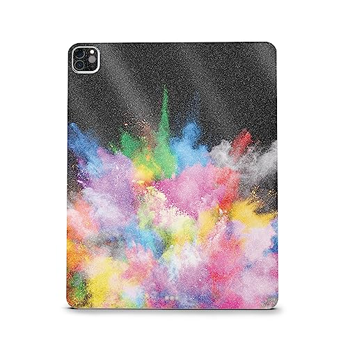 Image of MightySkins Carbon Fiber Skin Compatible with Apple iPad Pro 12.9 inch M2 6th Gen (2022) Full Wrap Kit - Paintsplosion | Protective, Durable Textured Carbon Fiber Finish | Easy to Apply | Made in The USA