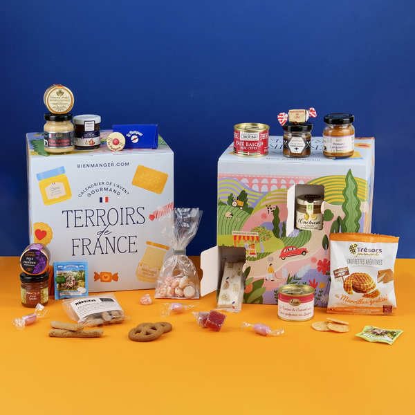 Calendrier de l'Avent Cube des Terroirs de France - 24 spécialités de nos régions à découvrir - Calendrier de l'avent gourmand et original - BienManger.com