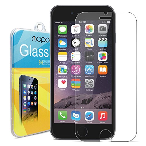 [2 Pack] MOPO iPhone 6s Plus Screen Protector 5.5 inch Premium Ballistic Nano 0.33mm Tempered Glass Screen Protector, 2.5D Curved Edge Ultra Slim Guard for Apple iPhone(iphone6 Plus)
