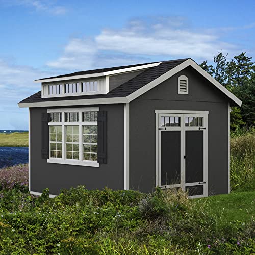 Handy Home Products Windemere 10X12 Do-It-Yourself Wooden Storage Shed With Floor #TOP2