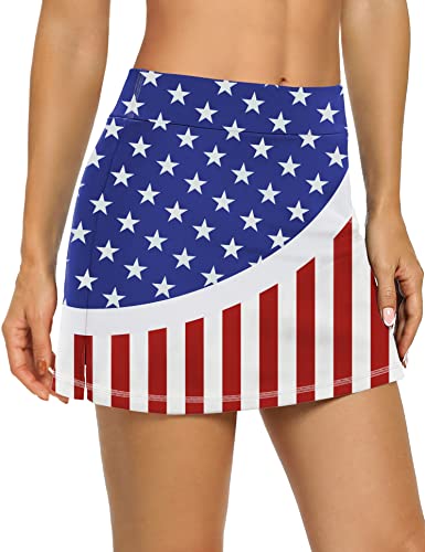 Image of LouKeith Tennis Skirts for Women Golf Athletic Activewear Skorts Mini Summer Workout Running Shorts with Pockets