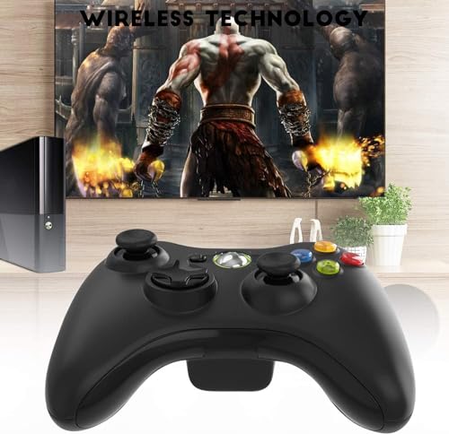 Dhaose - Mando inalámbrico de 2,4 GHz, gamepad mejorado con joystick para Xbox 360, Xbox Slim 360 y ordenadores con Windows 7, 8 y 10 - imagen 4