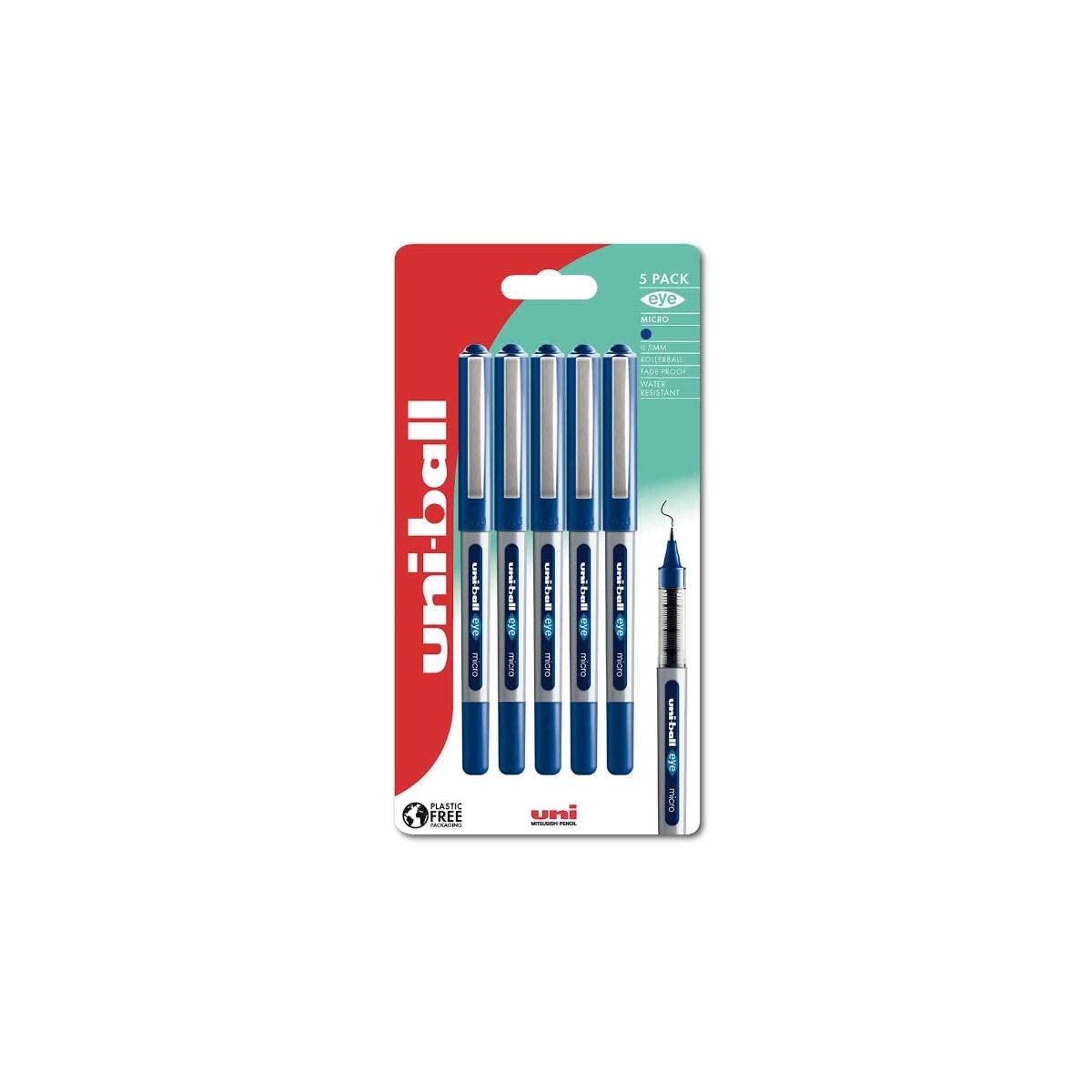 uni-ball Eye Micro UB-150 Liquid Ink Rollerball Pen 0.5mm Tip 0.3mm