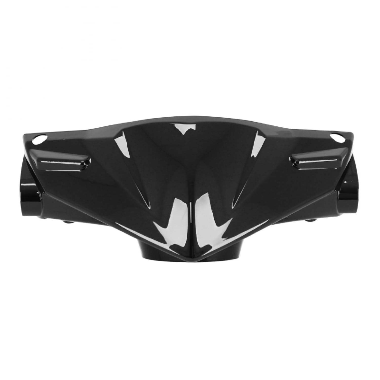 CARENAGE-COUVRE GUIDON SCOOT ADAPTABLE SYM 50 ORBIT II 4T 2018+2020 NOIR BRILLANT (OEM 53205-AAA-0001) -P2R-
