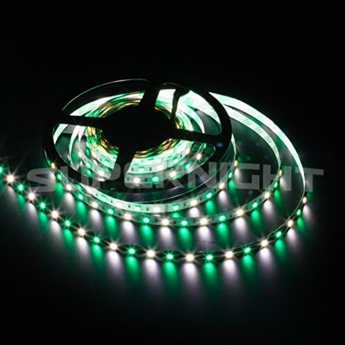 RGBW LED Strip Supernight [ONLY LED Strip Lights] SMD 5050 16.4ft/5M Colour Changing 300 LEDs for Kitchen Home Christmas Decoration Lighting RGB+White, Non-Waterproof
