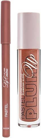Pastel Profashion Plumping Gloss 202 + Pastel Lip Contour Liner Dudak Parlatıcı 54