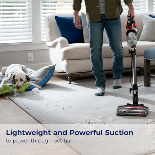 Image of Bissell CleanView Pet Slim Corded 3-in-1 Stick Vacuum with Dusting and Crevice Tools