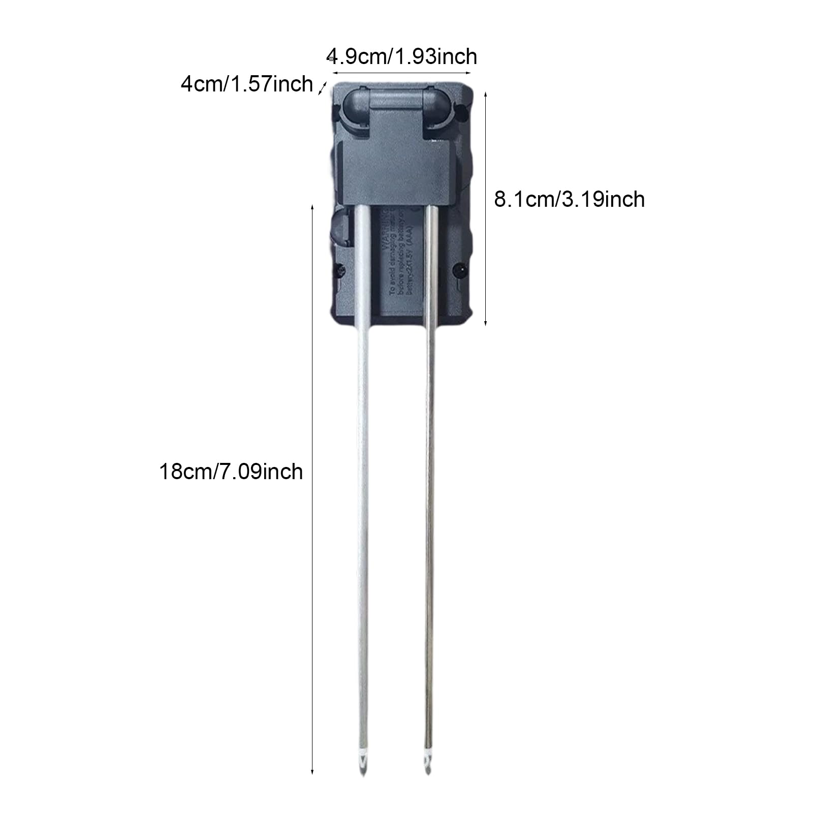 Testeur de sol 6 en 1 PH humidité température 90 degrés rotatif ABS