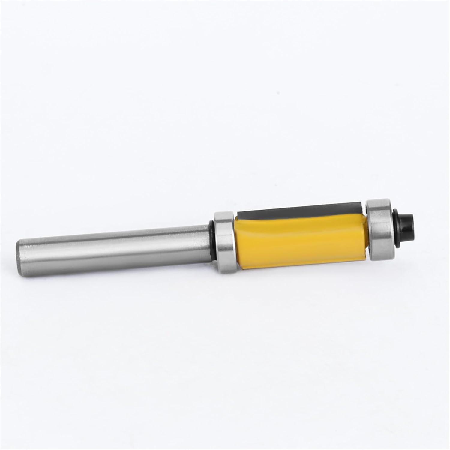 1pcs 8mm Shank Double Bearing Straight 1 inch Trim Router Bit Trimming Knife Milling Cutter Carbide Flush Woodworking