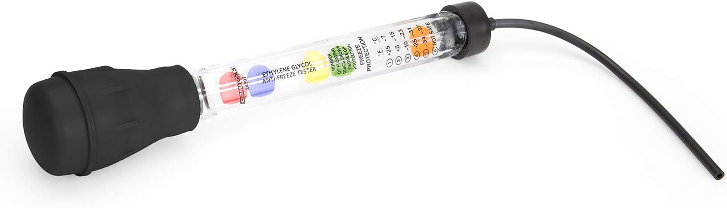 OEMTOOLS 24507 Professional Series Ethylene Glycol Antifreeze Tester,Tests Freezing Point of Antifreeze and Proper Water/Coolant Mixture : Automotive