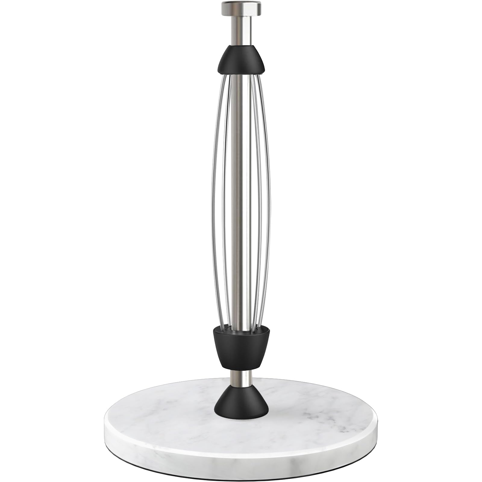 PAROTO Marble Paper Towel Holder with Ratchet Mechanism
