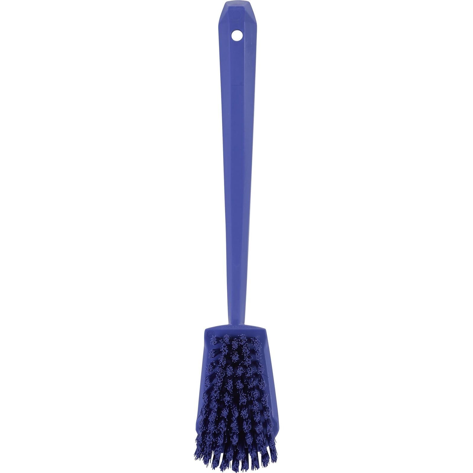 Vikan Hygiene 4186-8 Washing brush,long handle, purple, stiff, 415 mm /10