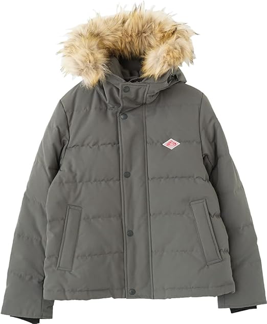 Amazon Dt A0007las Danton ダントン Fake Far Hooded Down Jacket フェイクファーフードダウンジャケット S 060 Grey コート ジャケット 通販