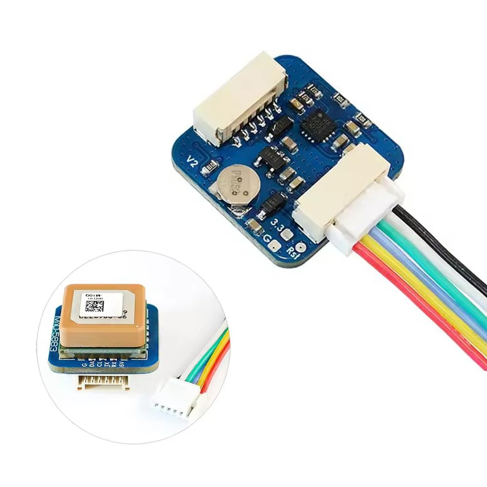 Moduł GPS M10Q-5883 72-kanałowy moduł GPS SAM-M10Q i kompasu GNSS QMC5883L Cyfrowy AirSpeed ​​4~9V do dronów wyścigowych RC FPV