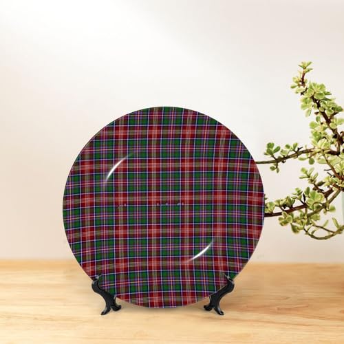 Platos decorativos Dyale Clan Ritchie Tartan 7in miniatura 6