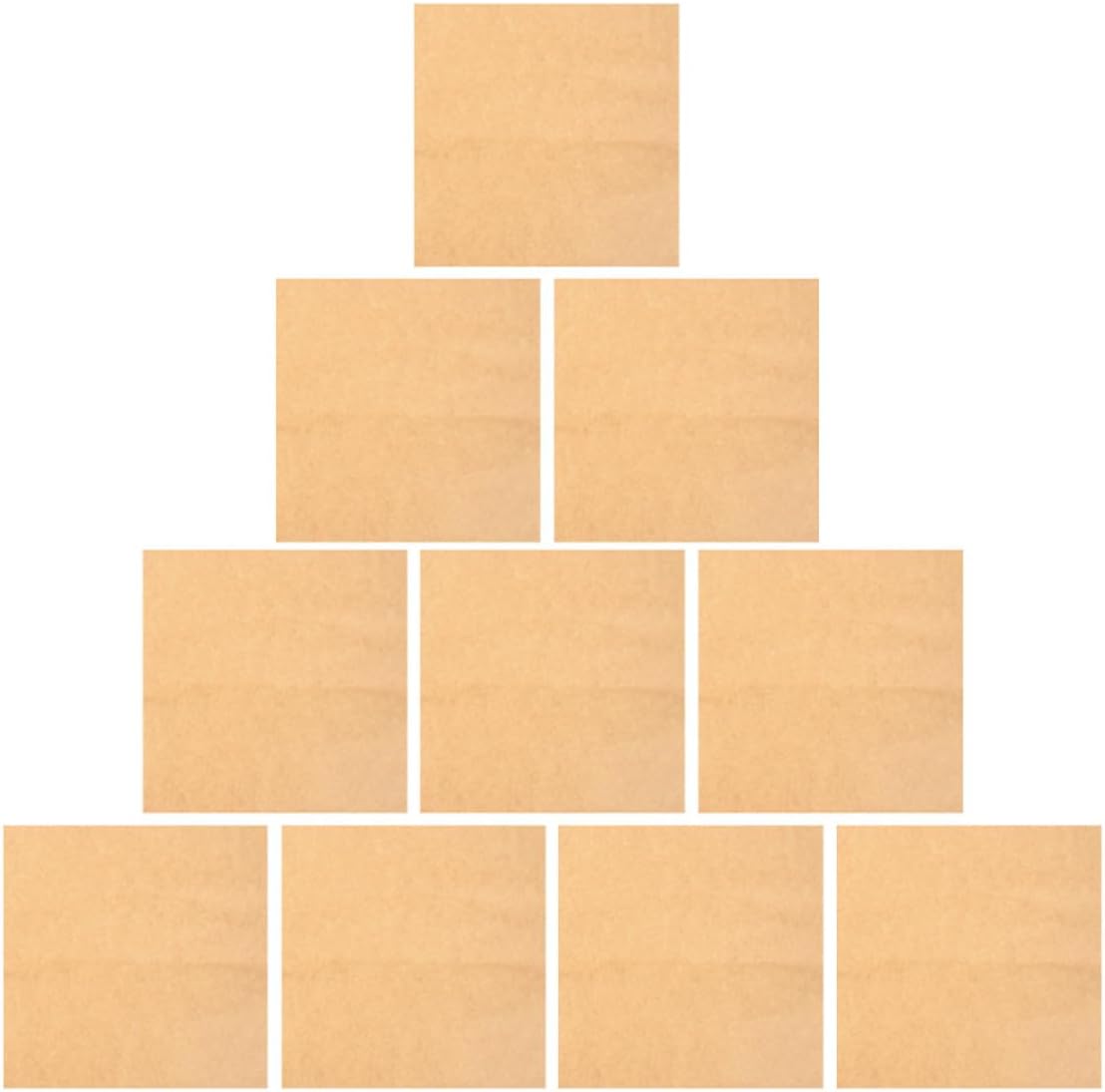 Greaseproof Paper Sheets Beige 20pcs for Pottery and Crafting