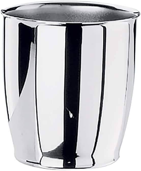 Mepra 200941 Coffee Spoon Stand – Silver Finish, Dishwasher Safe Spoon Holder