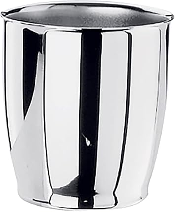 Mepra 200941 Coffee Spoon Stand Silver Finish, Dishwasher Safe Spoon Holder