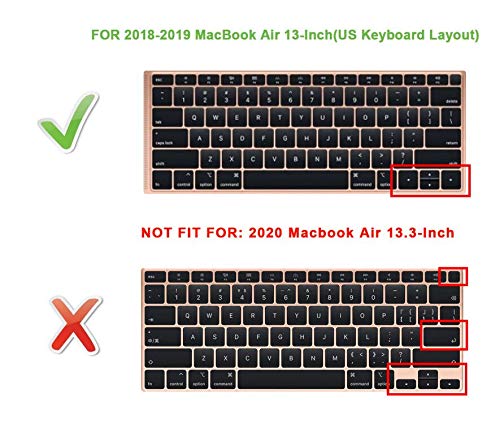 Hrh Traditional Chinese Taiwanese Silicone Keyboard Cover Skin For Macbook Newest Air 13 Inch 2018 Release A1932 With Retina Display And Touch Id,Usa Layout #TOP2