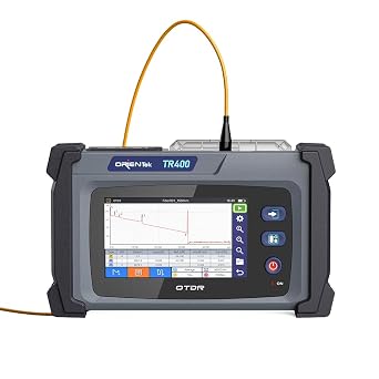 ORIENTEK TR400 FTTx OTDR Fiber Optic Mini Tester OPM OLS VFL RJ45 4.3 Inch Touch Screen Smart Link TR400-D1 1550