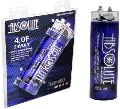 Absolute CAP400B 4.0 Farad 24 Volts Digital Capacitor (Blue)