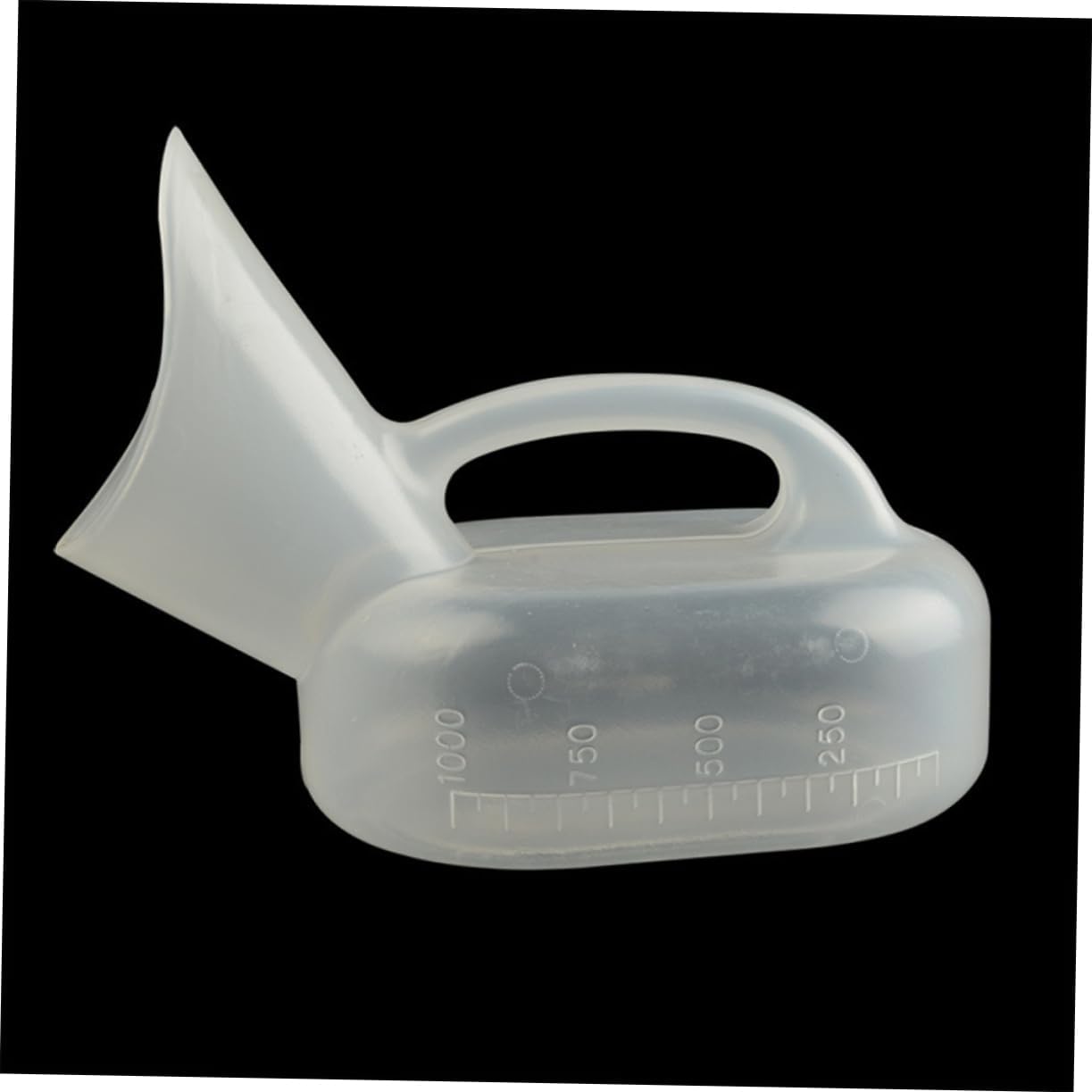2pcs Thickened Plastic Urinal for Female Pee Bottle Handle Easy to Use for Home Hospital