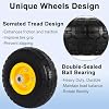 10-Inch Pneumatic Wheels (2 Pack) – 5/8 Axle Bore For Wheelbarrows, Carts, Lawn Equipment