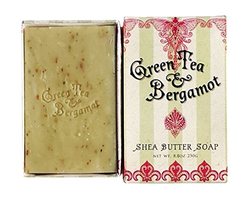 Greenwich Bay Trading Co. Crafted Luxury Shea Butter Soap Bar - 8.8oz (Green Tea & Bergamot Shea Butter)