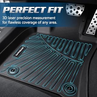 Compatible with Hyundai Palisade 2026 (Only Gas)(7 Seats) Floor Mats & Cargo Liner Full Set,All Weather Protection,Anti-Slip TPE Floor Mats & Backrest Mat for Hyundai Palisade Accessories