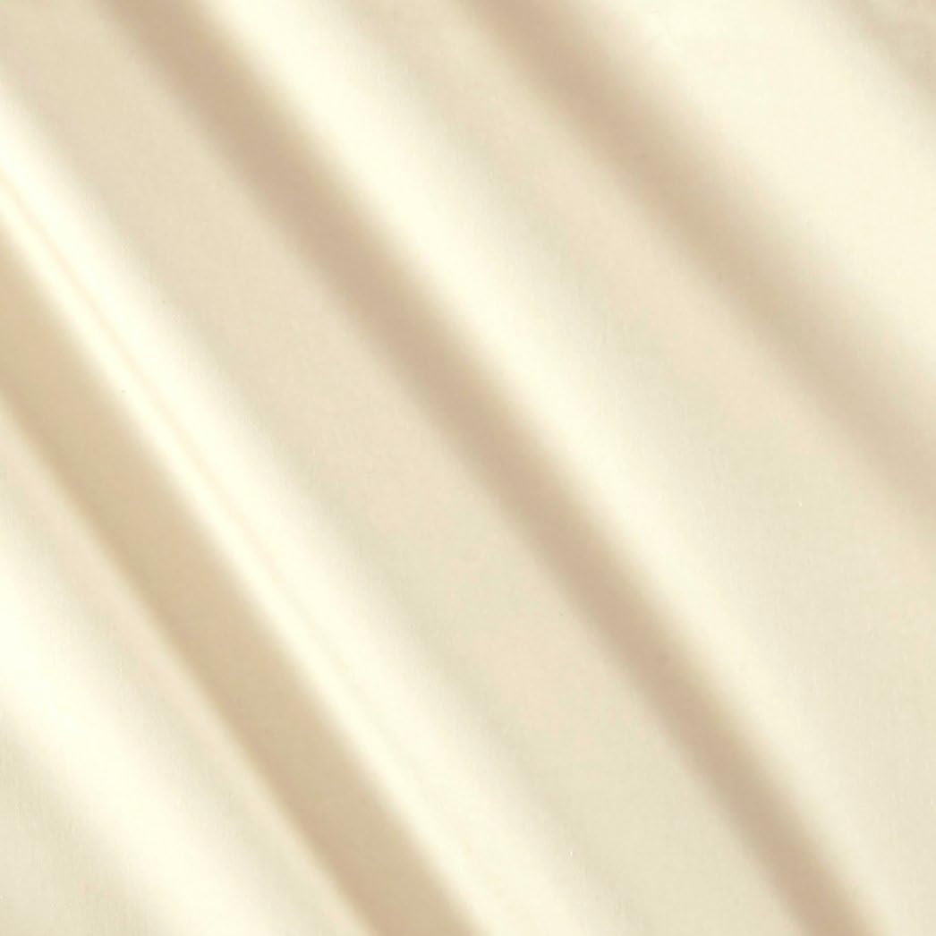 Roc-Lon Ivory 25 Yard Roll Blackout Drapery Lining