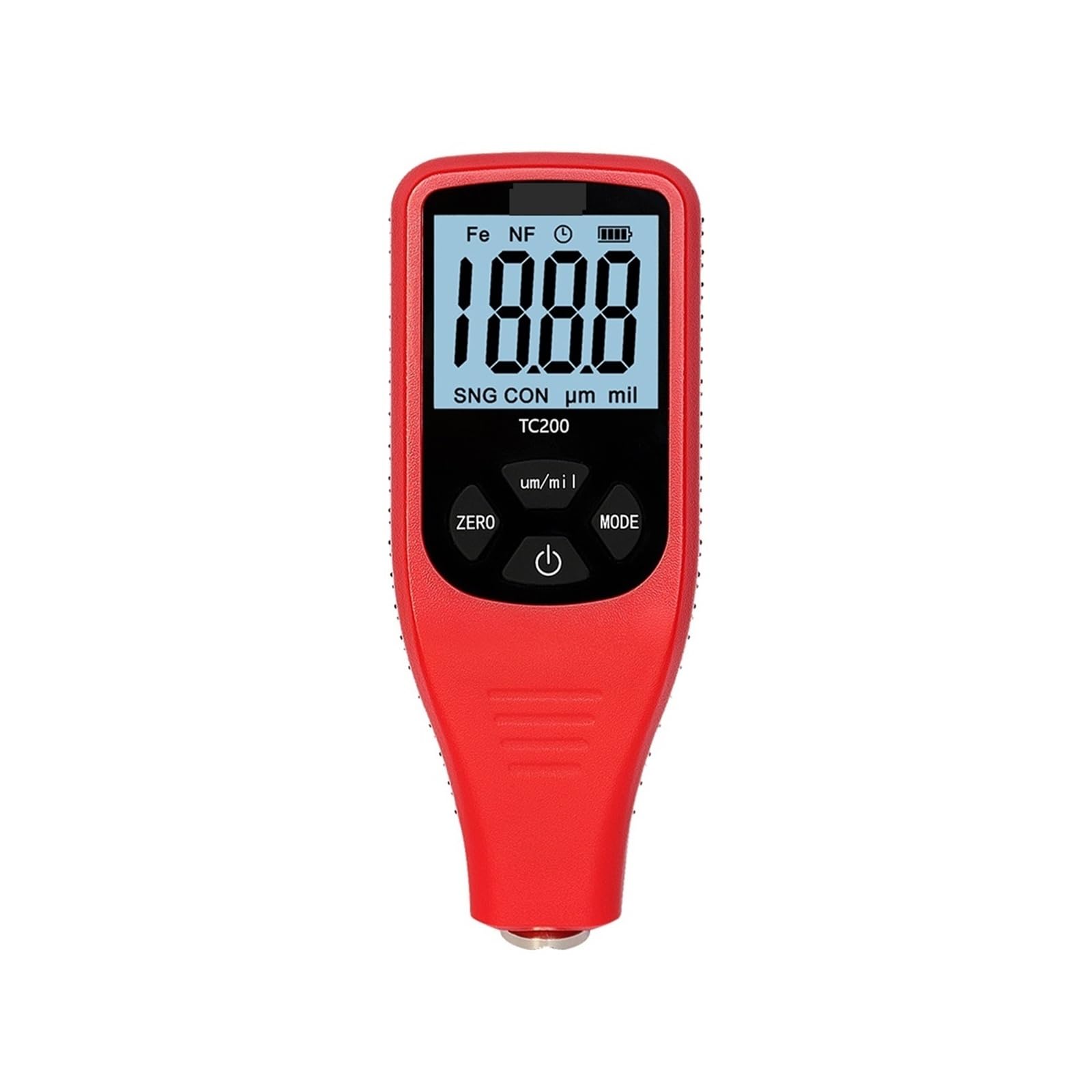 Miernik grubości powłoki lakierniczej TC200 Grey Car Paint Coating Thickness Gauge 0,1um/0-1500 Miernik grubości powłoki lakierniczej Car Paint(Black)