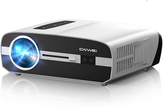 TV Replacement 4K Projector with ALR 100 Screen Included, 2000 ANSI Daylight Brightness, 38W Speakers, Smart Android TV, Auto Focus, WiFi Bluetooth Home Theater Projector