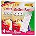 Produktbild inseko 80 x Mottenpapier I Mottenschutz für Kleiderschrank gegen Kleidermotten I 4 Streifen á 10 Blatt pro Packung I Made in Germany (2)