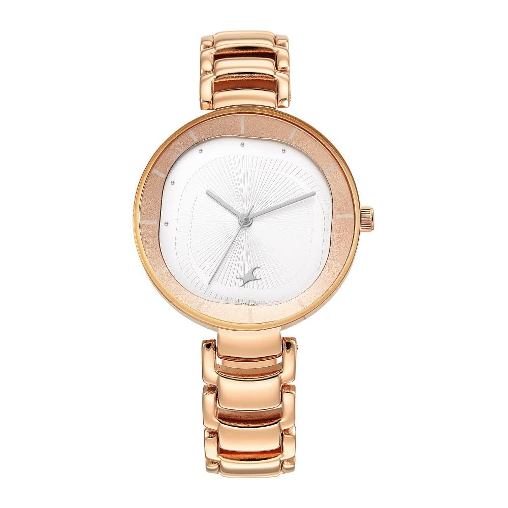 Fastrack Style Up Quartz Analog Silver Dial Metal Strap Watch for Girls-NR6270WM01 (B0B87V7N2X) Amazon Price History, Amazon Price Tracker