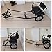 CYWZC Dog Pulling Cart with Seat(for 44-132lb)，Dog Sled Wagon for Large and Small Dog with Traction Strap Detachable Dog Trailer Cart，Does Not Take up Space(Size:110lb-132lb)