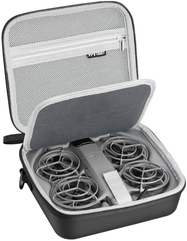 FPVtosky Tasche für Neo 2, Portable PU Tragetasche für DJI Neo 2 Drohnen Zubehör [Nur Tasche]