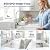 COSTWAY AW-RB05 Alkaline PH+ Reverse Osmosis Water Filter, 800 GPD Tankless Under-Sink RO System with 8-Stage Filtration, Smart LED Faucet, 2:1 Pure to Drain Ratio, High-Efficiency Water Purification