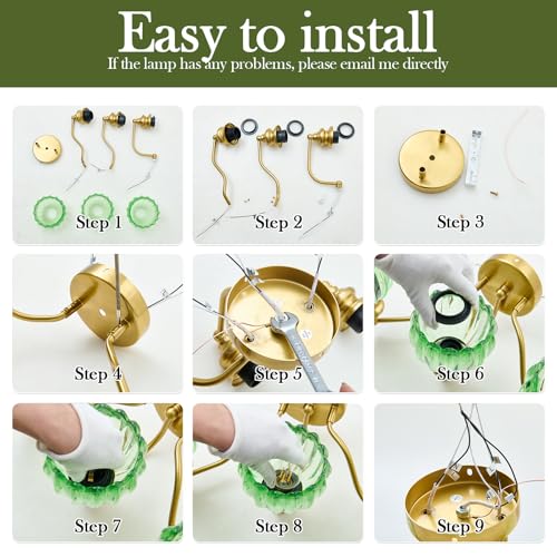 Image of Piepooye Vintage Bathroom Light Fixtures Gold Vanity Light with Green Glass LampShade 3 Lights E26 Bulb Wall Sconce Indoor Vanity Light Over Mirror for Bedroom Kitchen Farmhouse Living Room