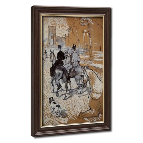 Toile vintage Henri de Toulouse-Lautrec, décoration murale haut de gamme pour bureau WCYB