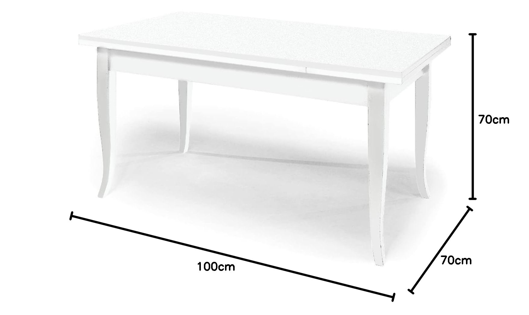 KONTE.DESIGN Tavolo Santa Croce 100 x 70
