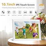 REUMAR 32GB WiFi Digital Photo Frame,10.1 Inch Digital Picture Frame,HD IPS LCD Touchscreen,Motion Sensor,Auto-Rotate,Quick and Easy Share Photos or Videos via The Frameo App. Best Choice for Gifting - Image 2