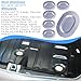 6Pcs Metal Trunk Floor Pan Drain Plugs Set Plate Covers Fit for 1967-1977 Body Galvanized Compatible with 67-77 All GM Big Car and All GM A-Body Chevelle Lemans Cutlass Nova Ventura Omega Silver