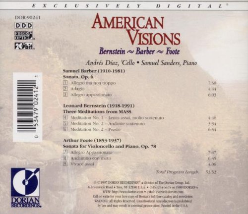 Miniatura 2 de Bernstein  Barber  Foote American Visions
