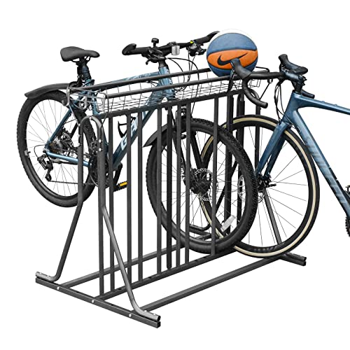 ikkle Fahrradständer, Fahrräder Abstellständer, Extra Breiten Korb, Verstellbarer Fahrradschlitz, Fahrrad Ständer Fahrradständer Mountainbike Bike Stand Cover