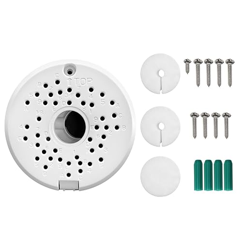Miniatura 4 de Caja de conexiones para cámara de seguridad, soporte para cámara de seguridad al aire libre, soporte de cámara de seguridad impermeable de plástico