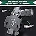 WARRIORLAND OWB Kydex Holster Fit: Sig Sauer P365 XL Pistol, Outside Waistband 1.75 Inch Paddle, Posi-Click Audible Retention Lock, Optic Ready, Right Hand