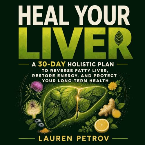 『Heal Your Liver: A 30-Day Holistic Plan to Reverse Fatty Liver, Restore Energy, and Protect Your Long-Term Health』のカバーアート