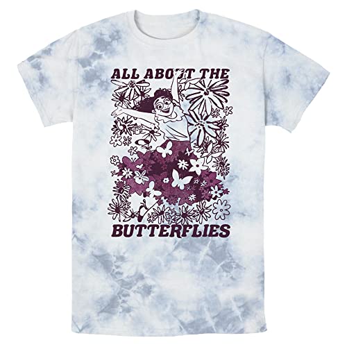 T-Shirt Homme Disney Encanto imprimé papillons col rond