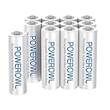 POWEROWL AAA Akku Ni-MH mit 1000mAh 1.2v hoher Kapazität, ideal für die Geräte mit hohem Stromverbrauch