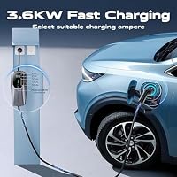 Typ 2 Ladekabel, 3.6KW Ladekabel Elektroauto Typ 2 mit Schuko, 5M 16A Tragbare EV Ladegerät, VDLPOWEREU LadekabelEV Auto, IP65 (IEC 62196-2)，Kompatibel mit MG4, Peugeot, Tesla, e-208 – Ansicht 2